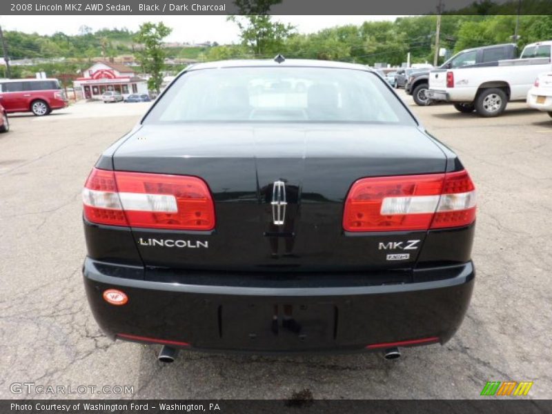 Black / Dark Charcoal 2008 Lincoln MKZ AWD Sedan