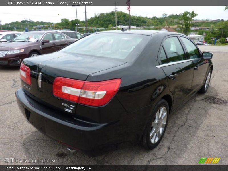 Black / Dark Charcoal 2008 Lincoln MKZ AWD Sedan