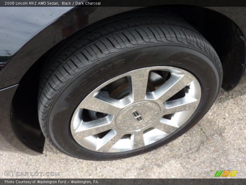 Black / Dark Charcoal 2008 Lincoln MKZ AWD Sedan