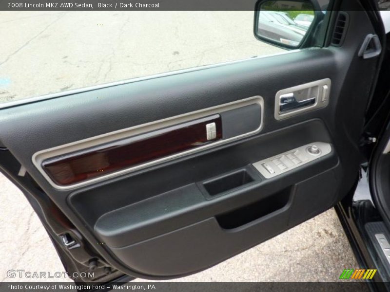 Black / Dark Charcoal 2008 Lincoln MKZ AWD Sedan