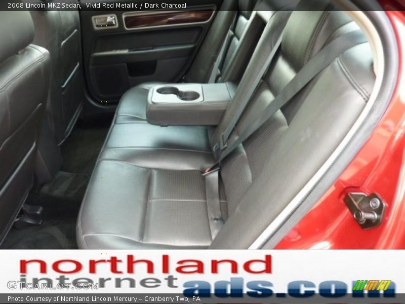 Vivid Red Metallic / Dark Charcoal 2008 Lincoln MKZ Sedan