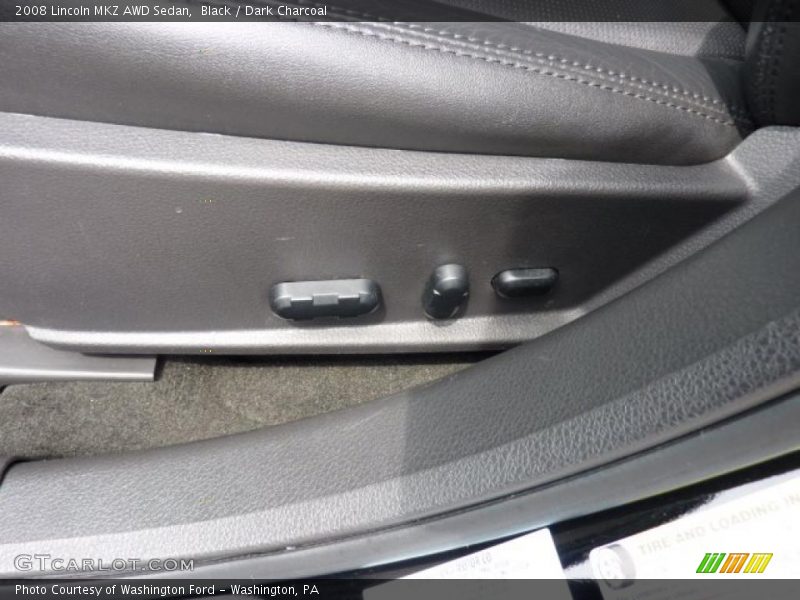 Black / Dark Charcoal 2008 Lincoln MKZ AWD Sedan