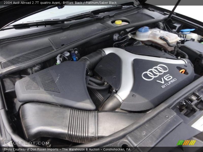  2004 Allroad 2.7T quattro Avant Engine - 2.7 Liter Twin-Turbocharged DOHC 30-Valve V6