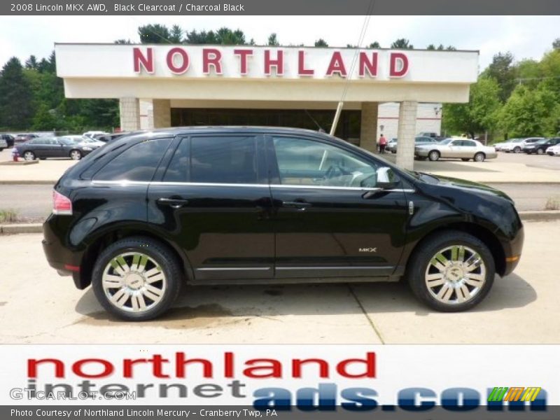 Black Clearcoat / Charcoal Black 2008 Lincoln MKX AWD