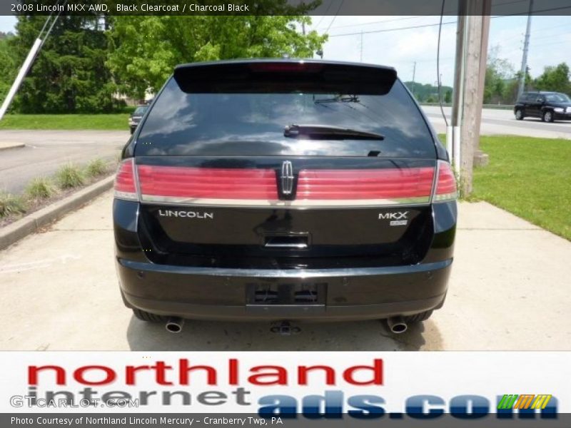 Black Clearcoat / Charcoal Black 2008 Lincoln MKX AWD