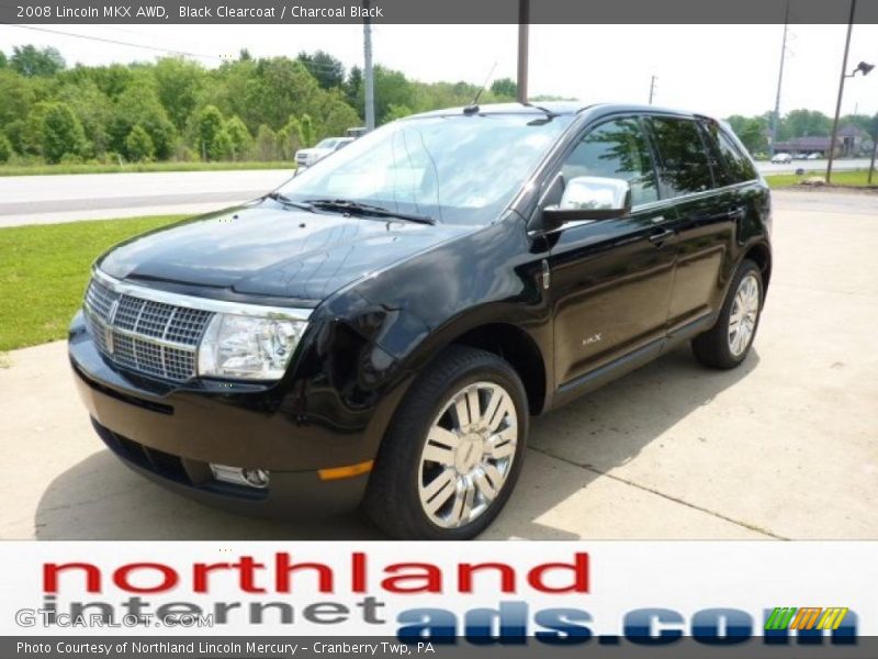 Black Clearcoat / Charcoal Black 2008 Lincoln MKX AWD
