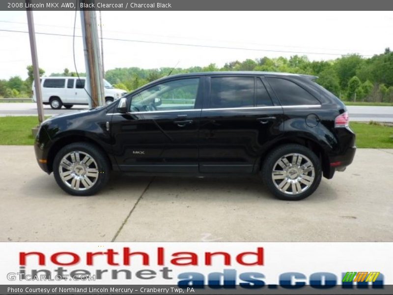 Black Clearcoat / Charcoal Black 2008 Lincoln MKX AWD