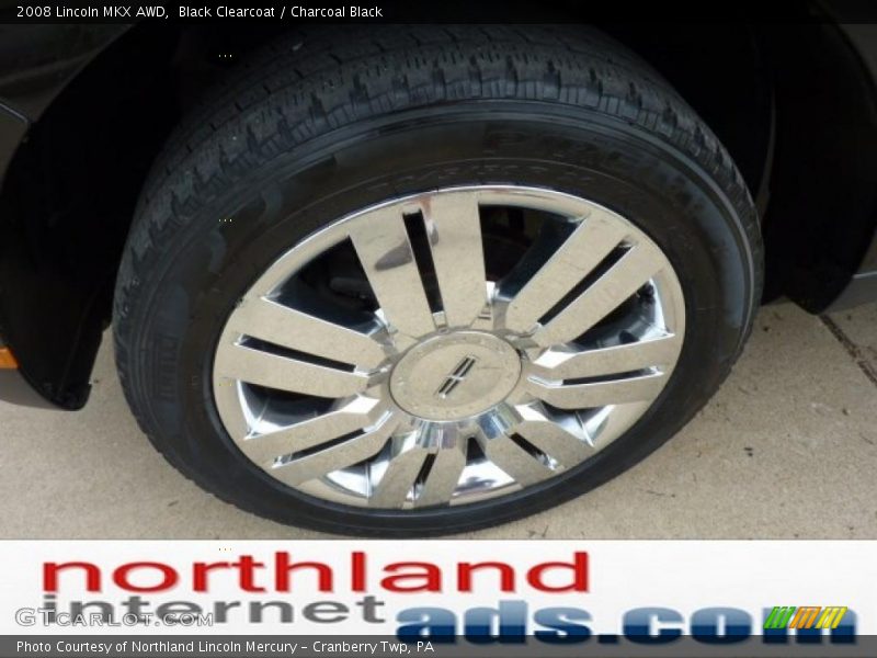 Black Clearcoat / Charcoal Black 2008 Lincoln MKX AWD
