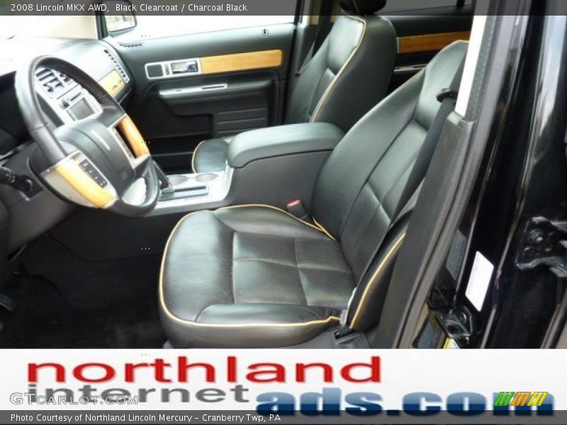 Black Clearcoat / Charcoal Black 2008 Lincoln MKX AWD