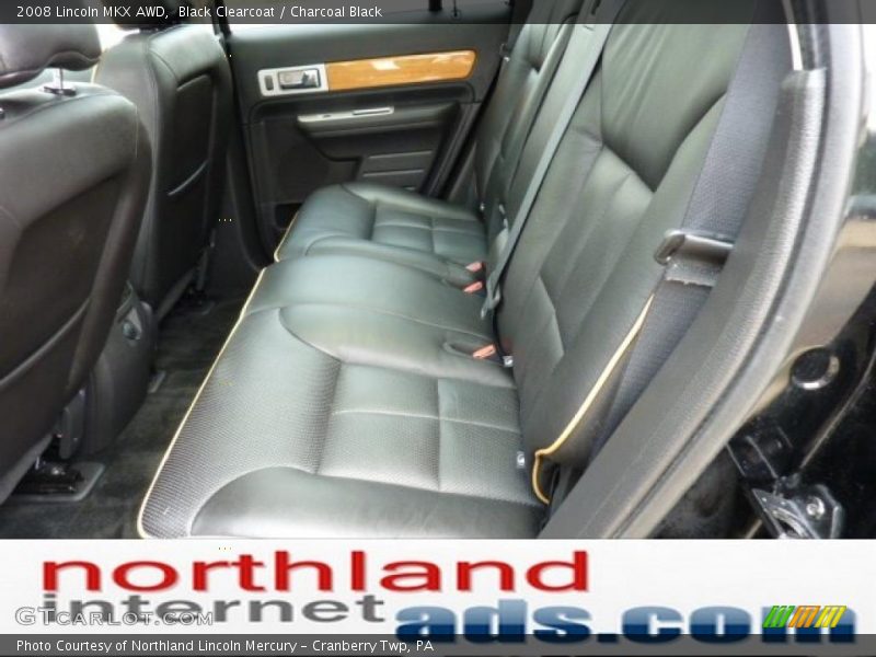 Black Clearcoat / Charcoal Black 2008 Lincoln MKX AWD