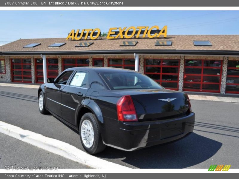 Brilliant Black / Dark Slate Gray/Light Graystone 2007 Chrysler 300