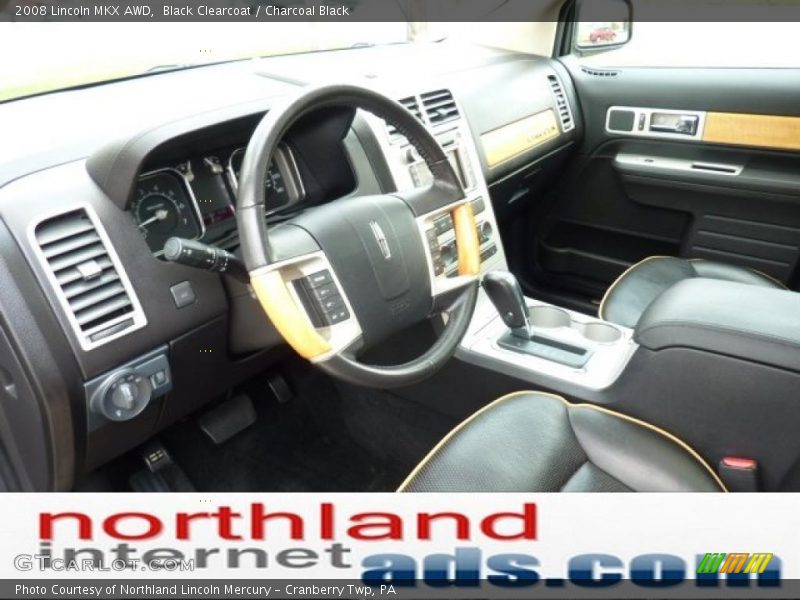 Black Clearcoat / Charcoal Black 2008 Lincoln MKX AWD