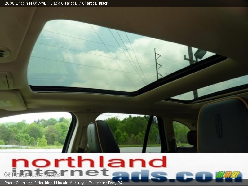 Black Clearcoat / Charcoal Black 2008 Lincoln MKX AWD