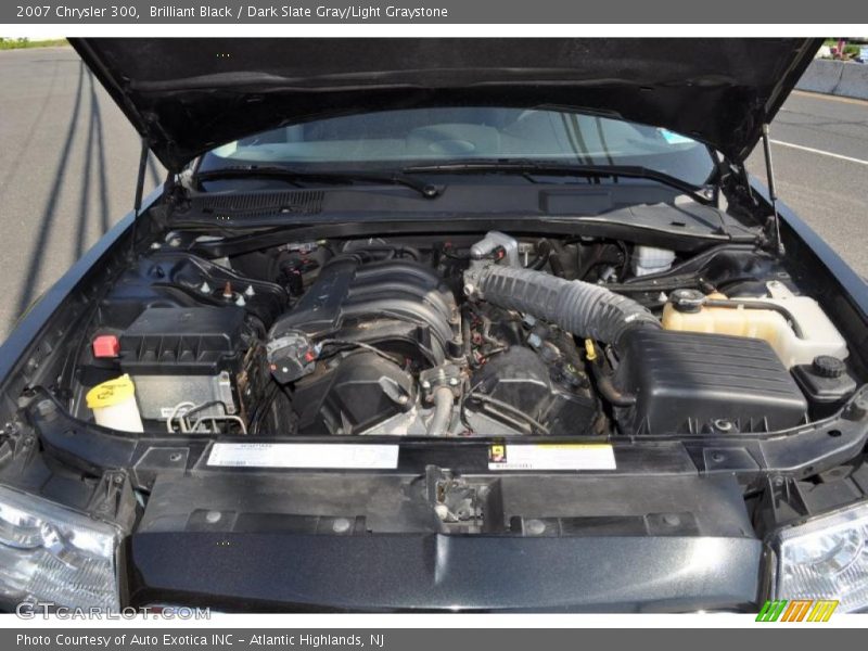 Brilliant Black / Dark Slate Gray/Light Graystone 2007 Chrysler 300