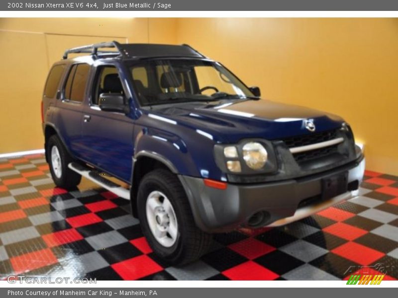 Just Blue Metallic / Sage 2002 Nissan Xterra XE V6 4x4