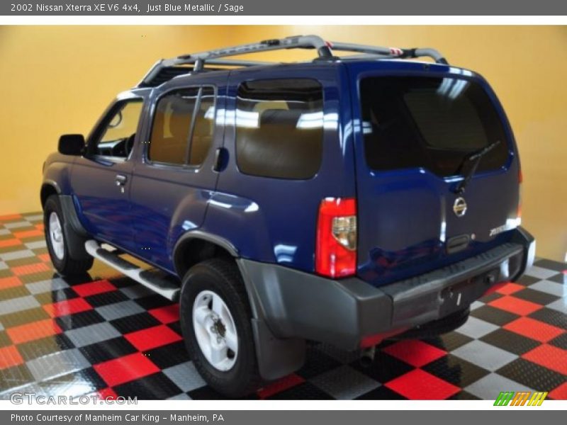 Just Blue Metallic / Sage 2002 Nissan Xterra XE V6 4x4