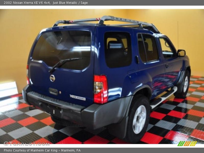 Just Blue Metallic / Sage 2002 Nissan Xterra XE V6 4x4