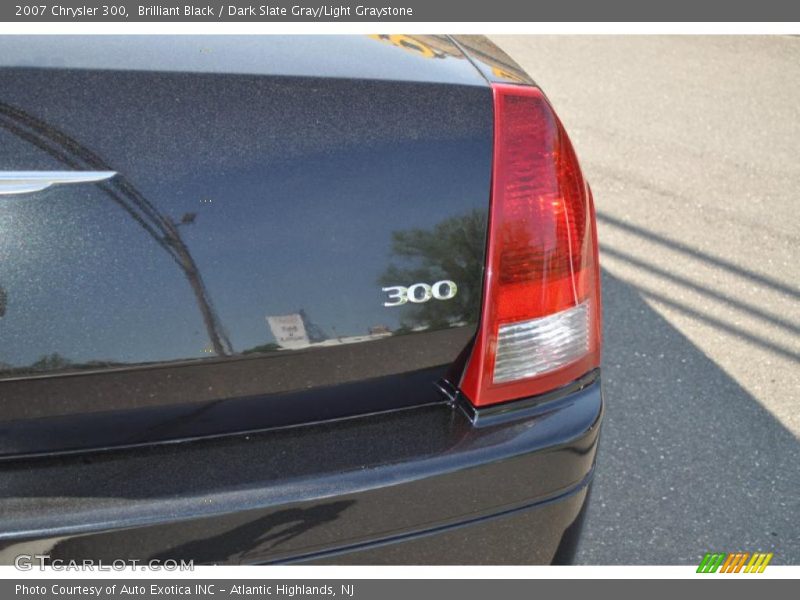 Brilliant Black / Dark Slate Gray/Light Graystone 2007 Chrysler 300