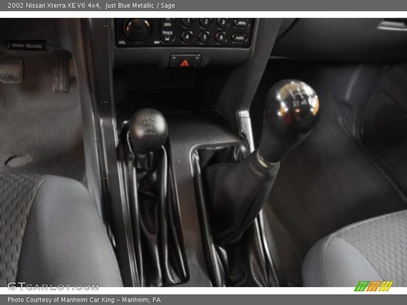 Just Blue Metallic / Sage 2002 Nissan Xterra XE V6 4x4
