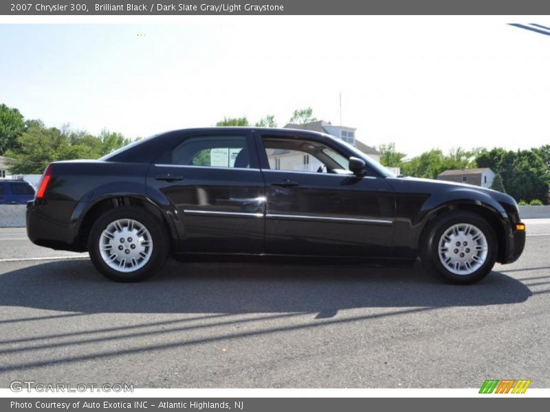 Brilliant Black / Dark Slate Gray/Light Graystone 2007 Chrysler 300