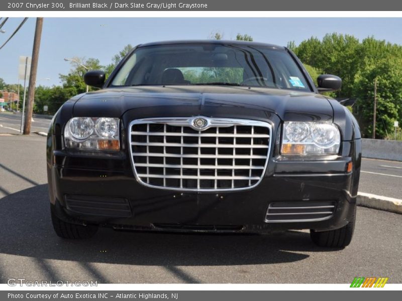 Brilliant Black / Dark Slate Gray/Light Graystone 2007 Chrysler 300