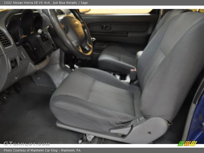 Just Blue Metallic / Sage 2002 Nissan Xterra XE V6 4x4