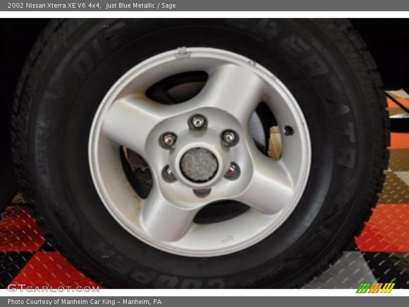 Just Blue Metallic / Sage 2002 Nissan Xterra XE V6 4x4