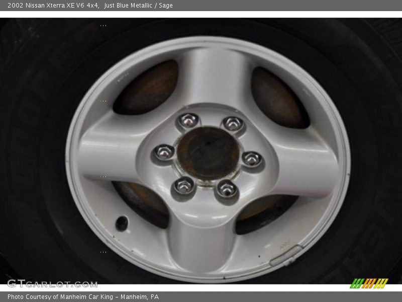 Just Blue Metallic / Sage 2002 Nissan Xterra XE V6 4x4