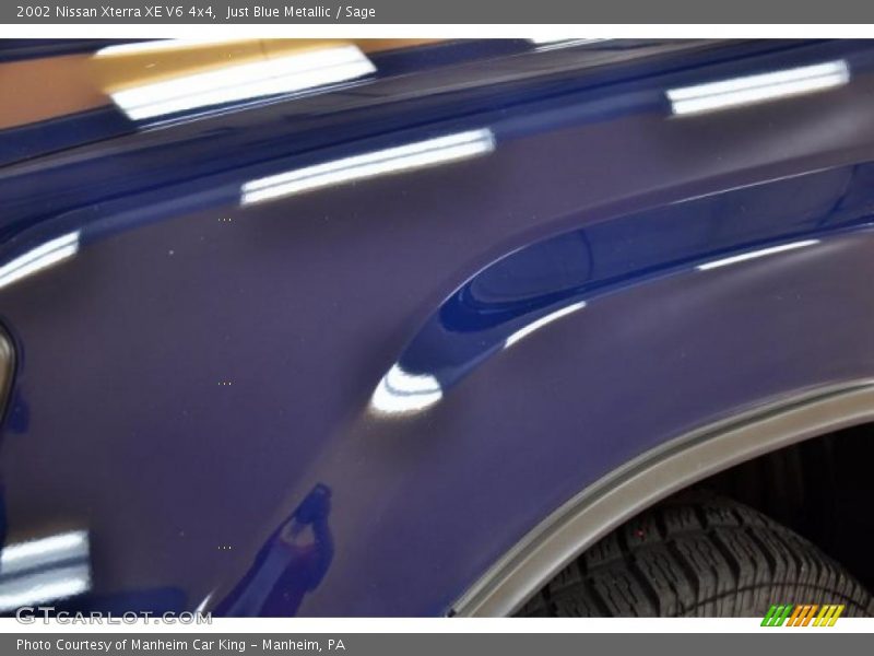 Just Blue Metallic / Sage 2002 Nissan Xterra XE V6 4x4