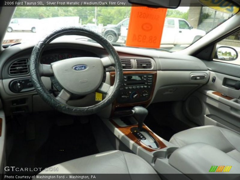 Silver Frost Metallic / Medium/Dark Flint Grey 2006 Ford Taurus SEL