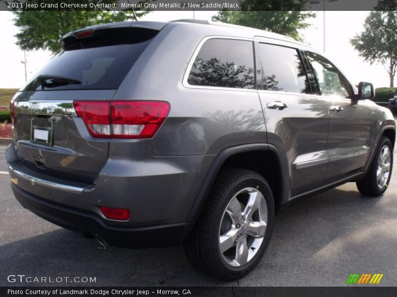 Mineral Gray Metallic / New Saddle/Black 2011 Jeep Grand Cherokee Overland