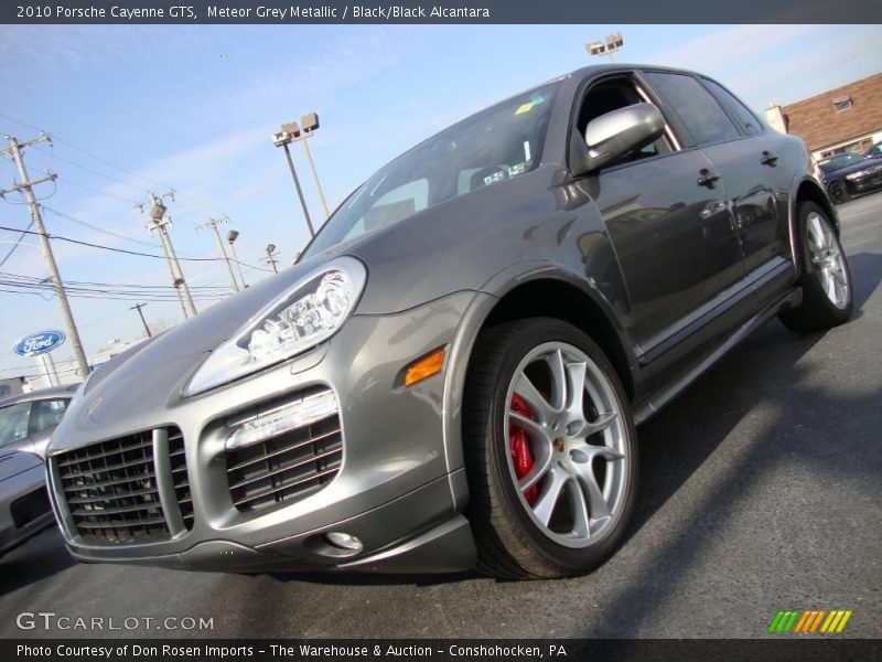 Meteor Grey Metallic / Black/Black Alcantara 2010 Porsche Cayenne GTS