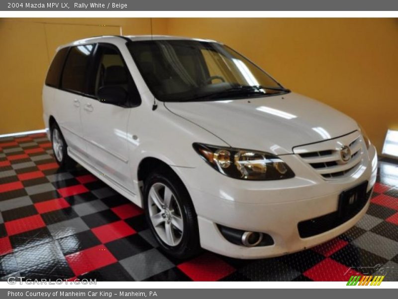 Rally White / Beige 2004 Mazda MPV LX