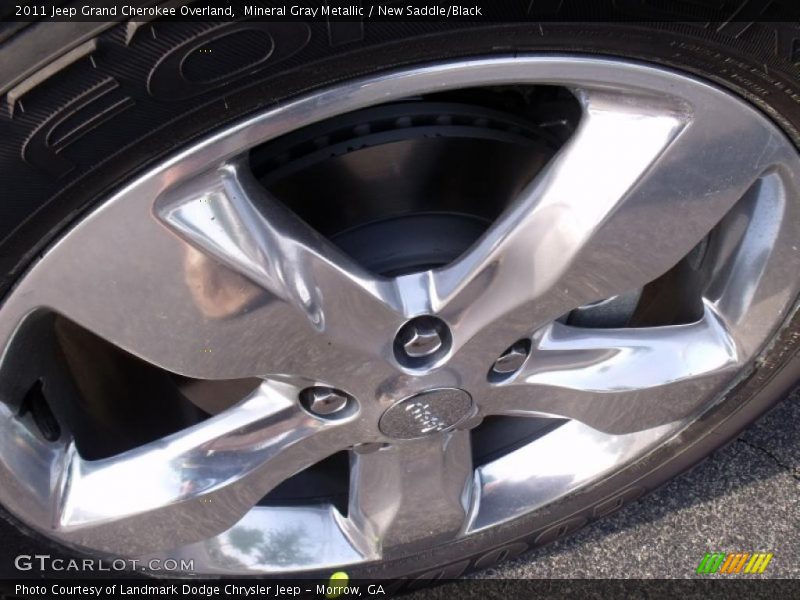 Mineral Gray Metallic / New Saddle/Black 2011 Jeep Grand Cherokee Overland