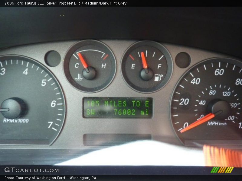 Silver Frost Metallic / Medium/Dark Flint Grey 2006 Ford Taurus SEL