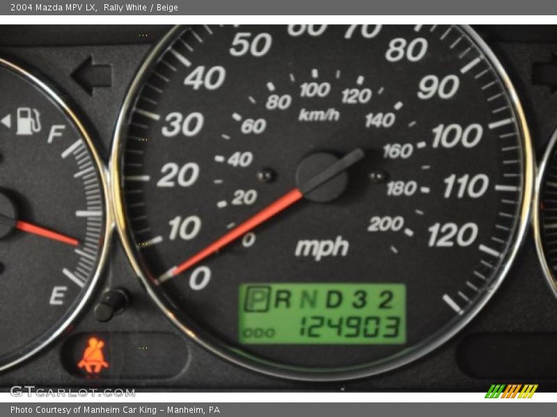 Rally White / Beige 2004 Mazda MPV LX