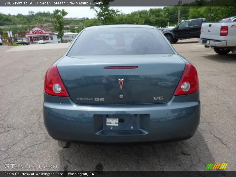 Stealth Gray Metallic / Ebony 2006 Pontiac G6 V6 Sedan