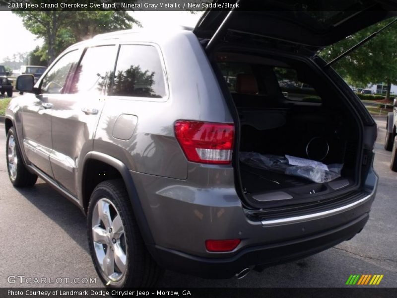 Mineral Gray Metallic / New Saddle/Black 2011 Jeep Grand Cherokee Overland