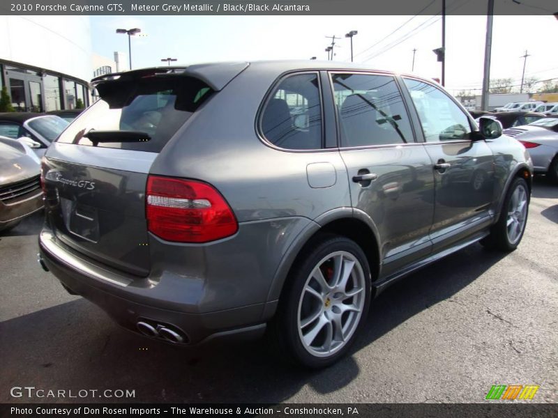 Meteor Grey Metallic / Black/Black Alcantara 2010 Porsche Cayenne GTS