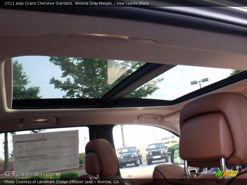 Mineral Gray Metallic / New Saddle/Black 2011 Jeep Grand Cherokee Overland