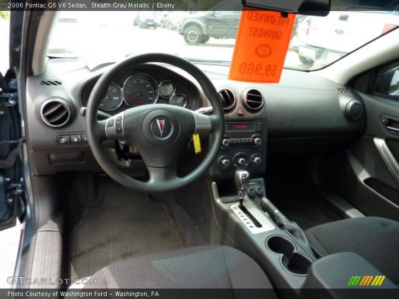 Stealth Gray Metallic / Ebony 2006 Pontiac G6 V6 Sedan