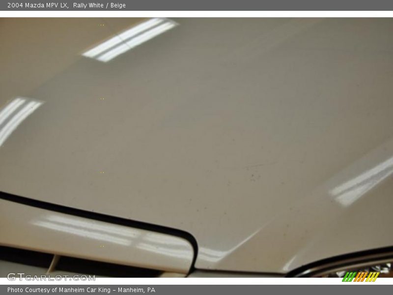 Rally White / Beige 2004 Mazda MPV LX