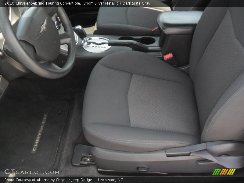 Bright Silver Metallic / Dark Slate Gray 2010 Chrysler Sebring Touring Convertible