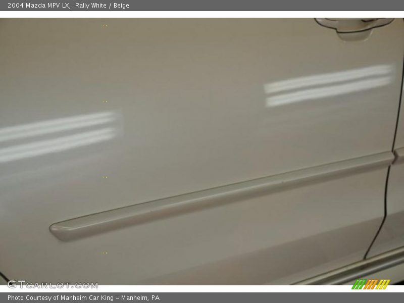 Rally White / Beige 2004 Mazda MPV LX