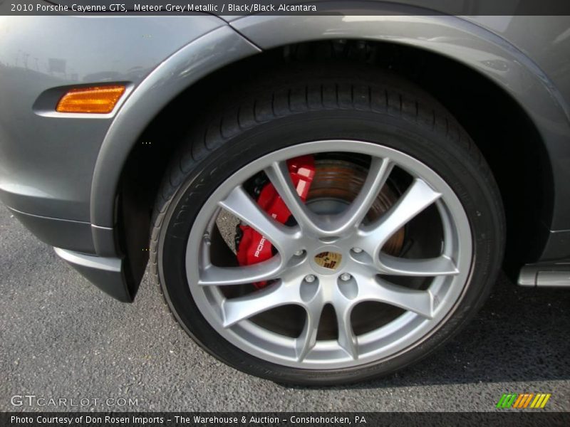 Meteor Grey Metallic / Black/Black Alcantara 2010 Porsche Cayenne GTS