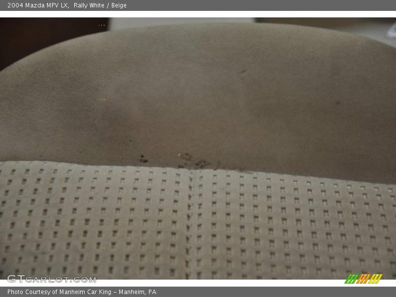 Rally White / Beige 2004 Mazda MPV LX