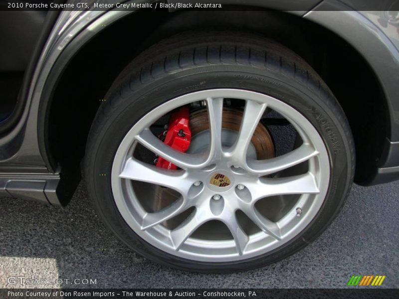 Meteor Grey Metallic / Black/Black Alcantara 2010 Porsche Cayenne GTS