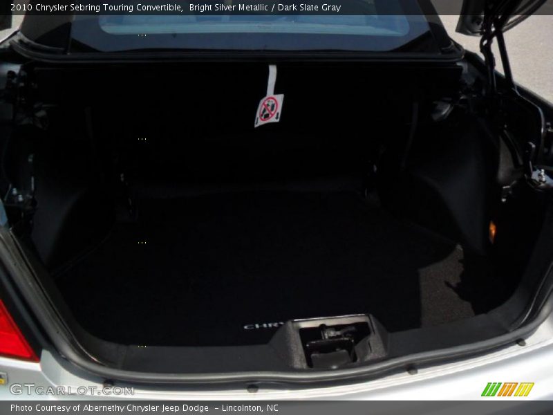 Bright Silver Metallic / Dark Slate Gray 2010 Chrysler Sebring Touring Convertible