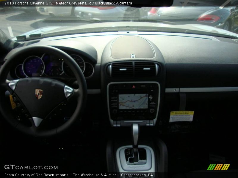 Meteor Grey Metallic / Black/Black Alcantara 2010 Porsche Cayenne GTS