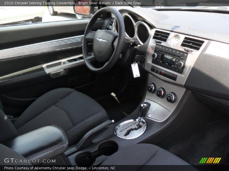 Bright Silver Metallic / Dark Slate Gray 2010 Chrysler Sebring Touring Convertible